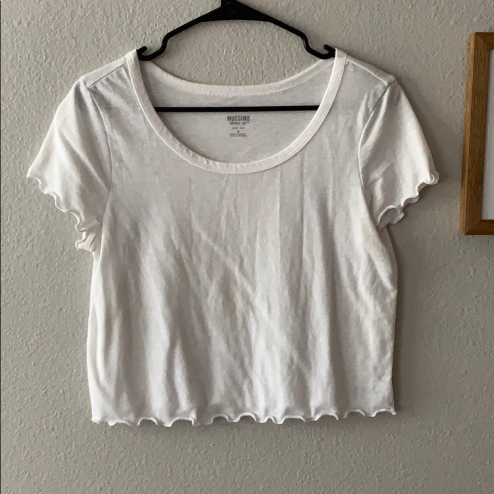 Mossimo ruffle hem top